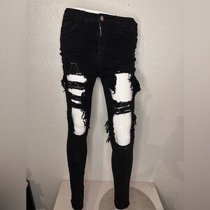 Lack Mega ripped jeans sz 28
